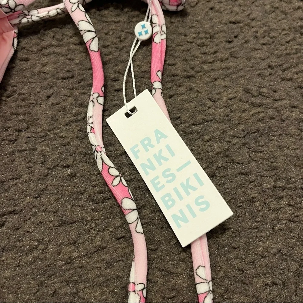Frankie’s Bikinis Floral Tia Terry Bikini Bottoms
